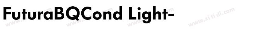 FuturaBQCond Light字体转换